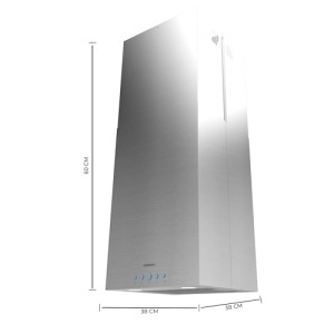 Hota insulara Cecotec Bolero Flux ICT 388000 38 cm 800 m3h LED Clasa A - Img 2