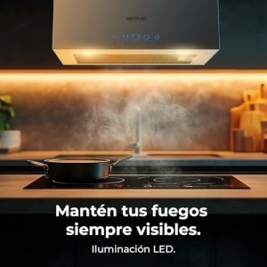 Hota insulara Cecotec Bolero Flux ICT 388000 38 cm 800 m3h LED Clasa A - Img 12