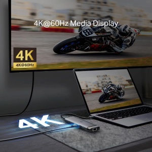 Hub USB-C TP-Link UH9120C, 9-in-1, 4K 60Hz HDMI, 100W - Img 4