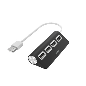 Hub USB Hama 4in1 Essential Line Negru High-Speed USB 20 Plug and Play - Img 7