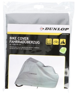 Husa bicicleta Dunlop Sports, protectie impotriva vremii, gri, 210x110cm - Img 4
