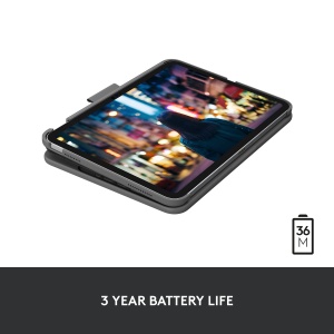 Husa cu tastatura Logitech Schlank Folio pentru iPad, design subtire, AZERTY - Img 3