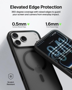Husa de Protectie Belkin pentru iPhone 17 Pro, MagSafe, Neagra, Rezistenta la Socuri - Img 6