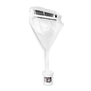 Husa de protectie pentru curatarea unitatilor interioare de climatizare Errecom Wally, transparenta, reutilizabila
