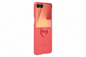 Husa din Silicon Samsung EF-PF766 pentru Galaxy Z Flip7, Rosu, Subtire si Rezistenta