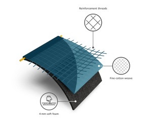 Husa elastica pentru masa de calcat Joseph Joseph Flexa 135 cm design modern albastru mozaic - Img 3