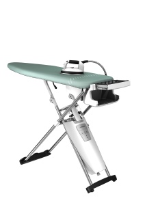 Husa masa de calcat Laurastar Mycover, compatibila 125x42 cm, bumbac, Verde Silt - Img 2