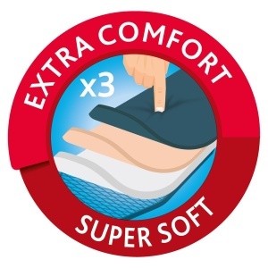 Husa masa de calcat Vileda Comfort Plus, universala, 3 straturi, sistem Quick Fix, albastra - Img 3