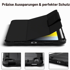 Husa pentru iPad TOPESCT A16 11. Generatie 2025 10. Generatie 2022, Magnetica, Cu Stiftholder - Img 4
