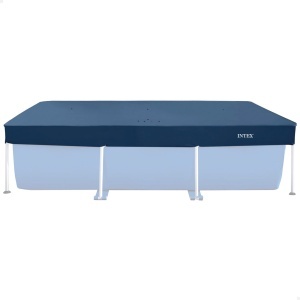 Husa pentru piscina Intex 2,6 m x 1,6 m cu prindere si gauri de drenaj - Img 1