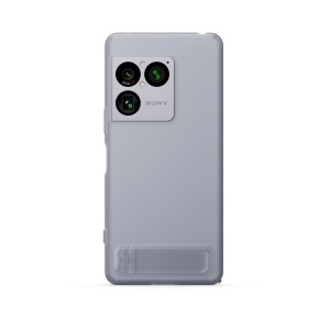 Husa pentru Telefon Sony Xperia 1 VIII, Lolith-Silver, cu Stand si Design Ergonomic - Img 2