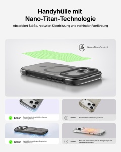 Husa protectoare Belkin Protect pentru iPhone 18 Pro17 Pro Negru, MagSafe - Img 5