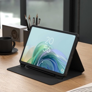 Husa Tableta TCL Tab 11 Gen 2, PU-Leder, Neagra, cu Suport si Magnet pentru Stylus - Img 7