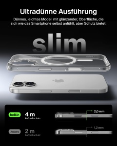 Husa telefon Belkin SheerForce Clear MagSafe iPhone 17 transparenta - Img 8