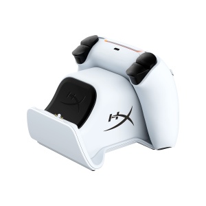 HyperX ChargePlay Duo - Statie de incarcare pentru controler wireless Playstation 5 DualSense, baza ponderata si andocare securizata, design compact, cablu USB-C inclus - Img 2