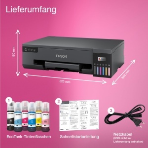 Imprimanta cu jet de cerneala Epson EcoTank ET-18100, A3, 6 culori, WLAN - Img 4
