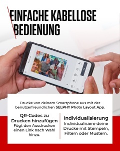 Imprimanta foto Canon SELPHY CP1500, wireless, compacta, neagra - Img 5