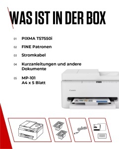 Imprimanta multifunctionala Canon PIXMA TS7550I cu ADF si Wi-Fi - Img 7