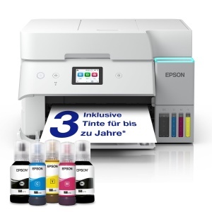 Imprimanta multifunctionala Epson EcoTank ET-4956 A4 Wi-Fi Duplex Alb
