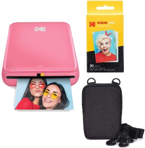 Imprimanta portabila KODAK Step Printer Roz Tehnologie ZINK Bluetooth NFC