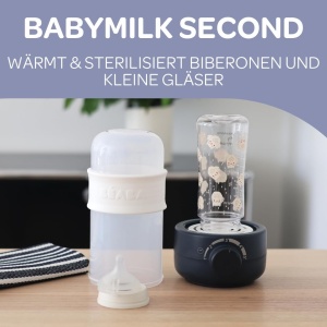 Incalzitor multifunctional BEABA, 3 in 1, sterilizator, albastru inchis - Img 2