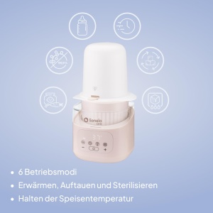 Incalzitor pentru biberon Lionelo Thermup 4.0, 6 in 1, 400W, cu sterilizator - Img 6