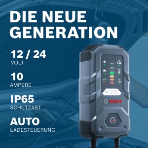 Incarcator auto Bosch C70 10A functie regenerare compatibil 12V24V - Img 3