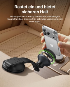 Incarcator auto wireless Belkin, 15W, compatibil MagSafe, negru - Img 3
