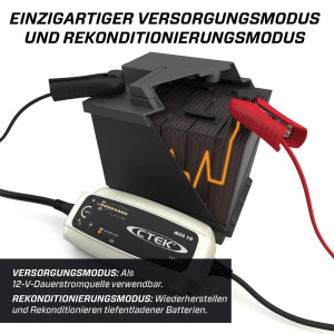 Incarcator baterii CTEK MXS 10 pentru vehicule mari, 10A, compact, negru - Img 5