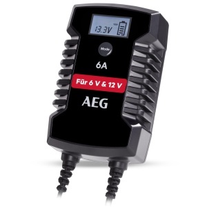 Incarcator de baterii AEG LD 6.0, 612V, 6A, 9 trepte de incarcare, negru