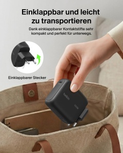 Incarcator rapid Belkin BoostCharge USB-C, 100W, compact, negru - Img 9