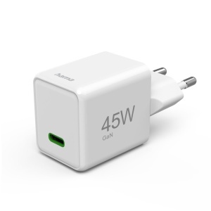 Incarcator rapid Hama, 45W, USB-C, mini format alb