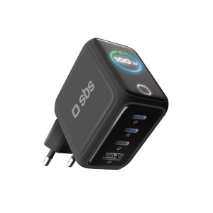 Incarcator rapid SBS Pulse Power 100W USB-C, 4 porturi, tehnologie GaN
