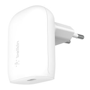 Incarcator rapid USB-C Belkin 30W, Power Delivery 3.0, pentru iPhone si Samsung