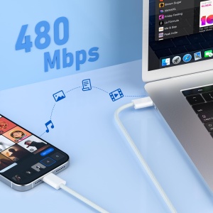 Incarcator rapid YISH 45W USB C, compact, cu cablu tip C de 1m - Img 7