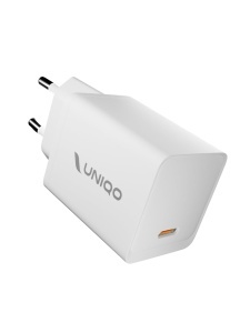 Incarcator UNIQO GaN Nano 45W, USB-C, compact, alb