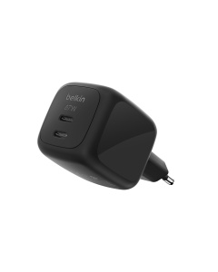 Incarcator USB-C Belkin BoostCharge Pro 67W cu 2 porturi, GaN