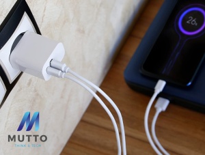 Incarcator USB-C MUTTO Ibisco, 10W, cu 2 porturi, inclus USB cablu - Img 4