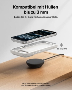 Incarcator wireless Belkin UltraCharge Qi2 25W MagSafe negru - Img 8