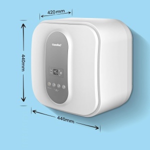 Incazitor de apa electric Comfee D30-15EVG1U, 30 L, alb cu gri, compact - Img 2