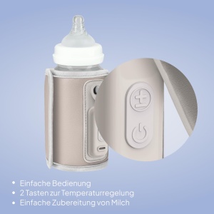 Incubator portabil LIONELO Thermup Go, incalzitor biberon USB-C, 5 temperaturi - Img 2