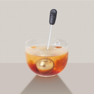 Infuzor de ceai OXO Good Grips cu functie de rasucire pentru ceai vrac - otel inoxidabil, negru - Img 8