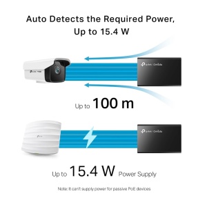 Injektor PoE TP-Link TL-POE150S, 15.4W, Gigabit, Plug Play, Negru - Img 5
