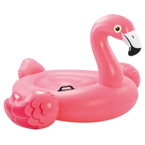 Intex 57558NP - Suport gonflabil Flamingo roz vinil roz 147x140x94 cm - Img 5