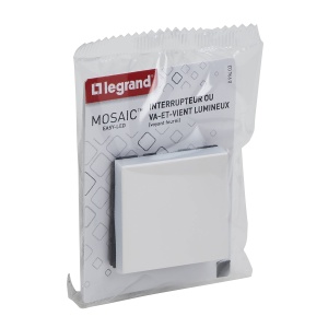 Intrerupator cu LED Legrand 99403, alb lucios, montaj rapid, 2 functii - Img 4