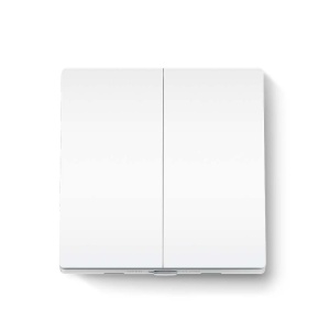 Intrerupator inteligent TP-Link Tapo S220, 2 ganguri, control vocal, fara fir