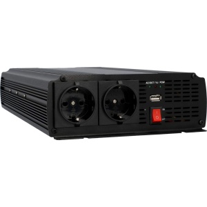 Invertor auto AEG 1500W 12V DC la 230V AC telecomanda wireless protectie supraincarcare - Img 3