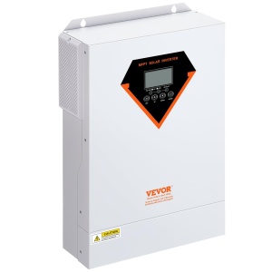 Invertor solar hibrid VEVOR 2-in-1 5500W Invertor solar 11000VA Afisaj LCD MPPT cu unda sinusoidala pura 3 moduri de incarcare (incarcare solara, incarcare la retea, incarcare hibrida) si 4 moduri de iesire (UTL, SOL, SBU, SUB) - Img 8