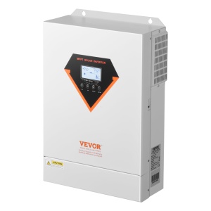 Invertor solar hibrid VEVOR EM6200-48L 6kW MPPT 120A 48V DC la 220230V AC
