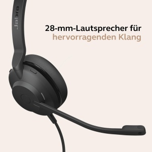 Jabra Evolve2 30 SE Telefon Pe Casti Casti Cu Fir Mono Negru Microfon Anulare Zgomot, Anulare Zgomot He - Img 7